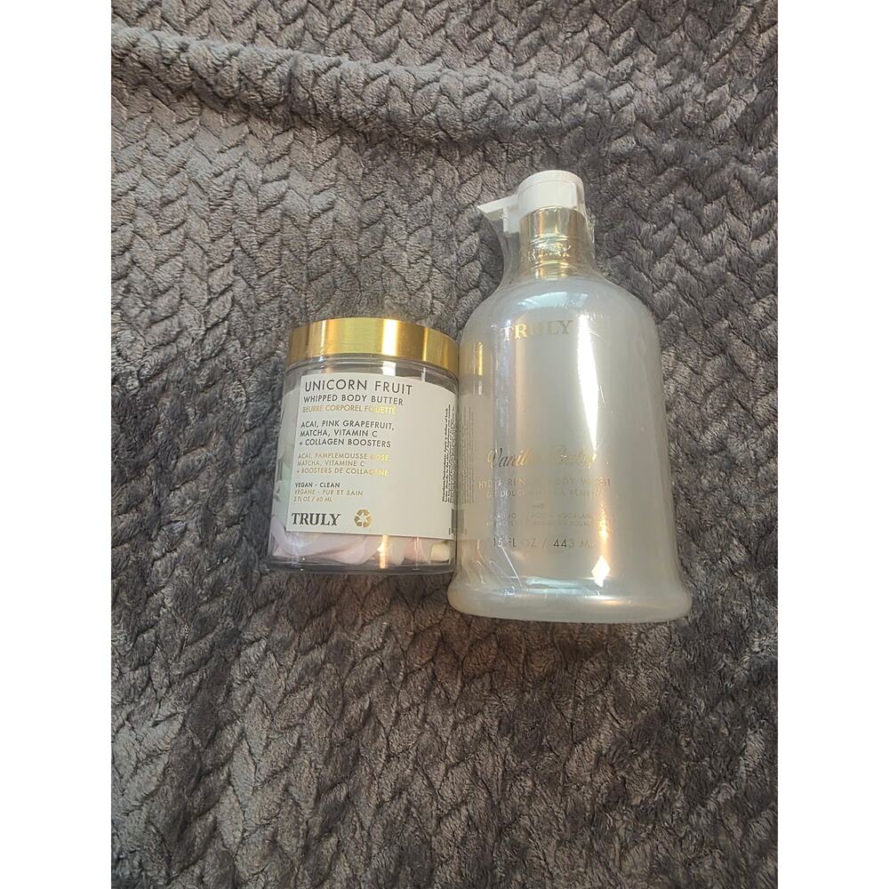 Truly Unicorn Fruit Whipped Body Butter with Vanilla Baby Body Wash